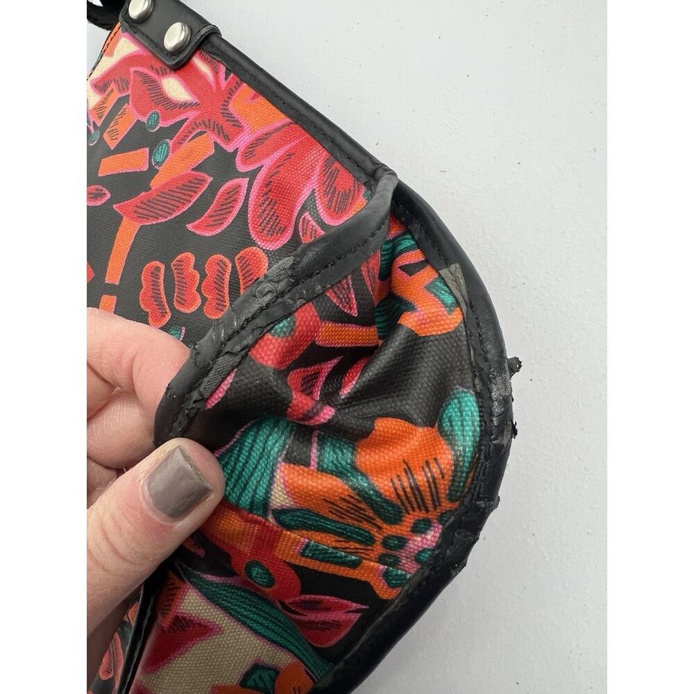 Fossil Multicolor Floral Abstract Crossbody Purse Bag - Picture 7 of 14